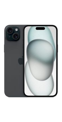 Apple iPhone 15 Plus, 128 ГБ, Dual eSIM, черный купить по цене 44